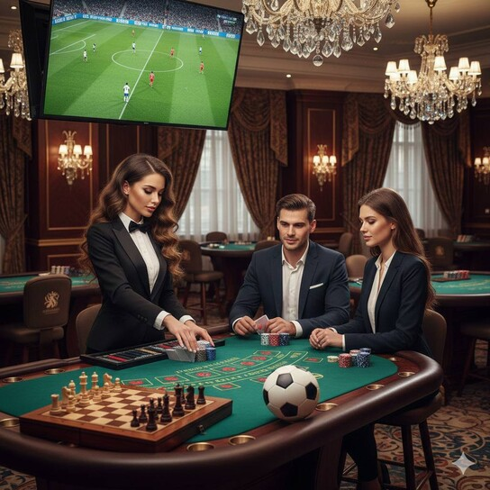 棋牌红黑大战游戏界面示意图